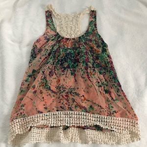 Cute racer back tank top